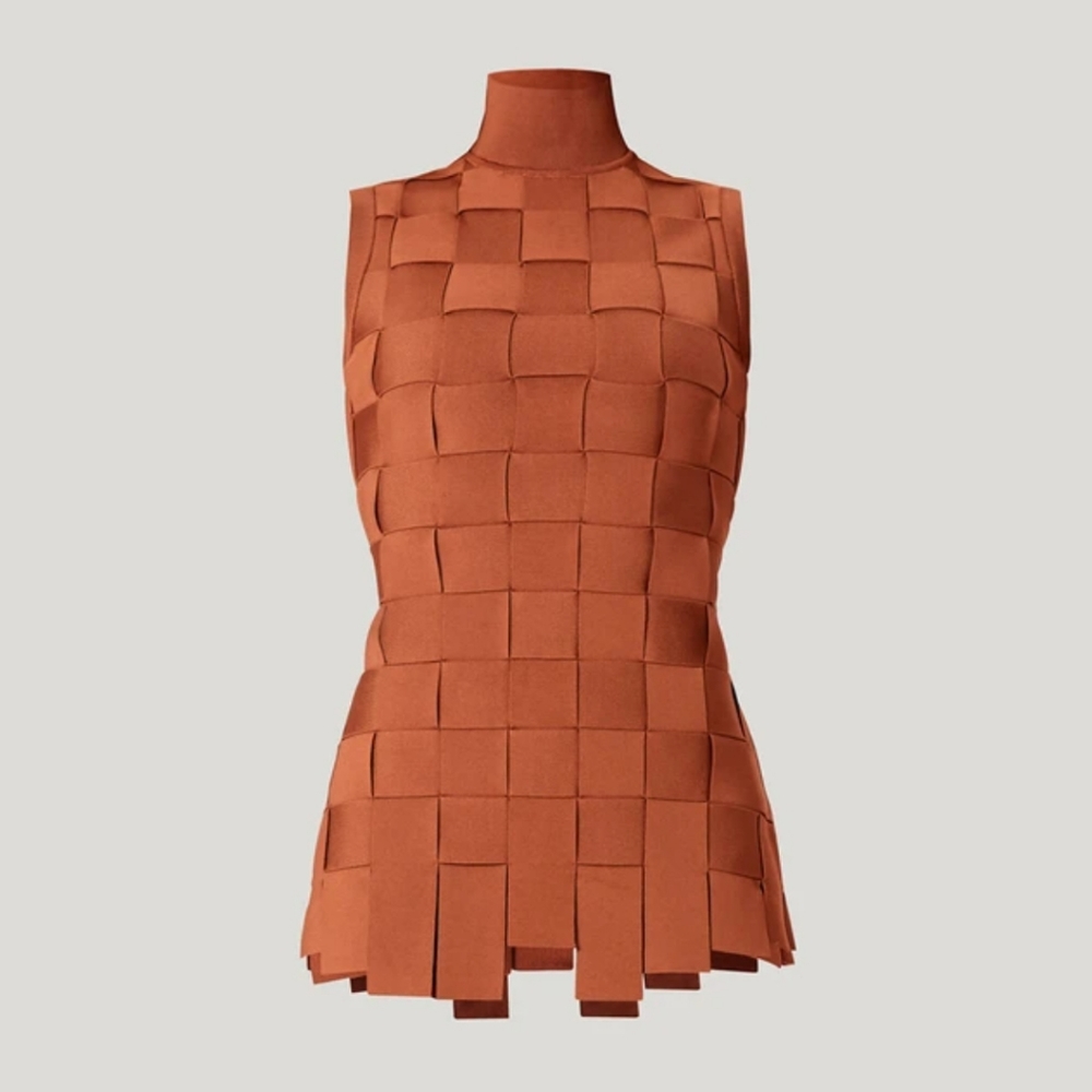 NWT RARE BANDAGE WEAVE TANK TOP Runway Revolve Camila Coelho like Valentino - Picture 7 of 16